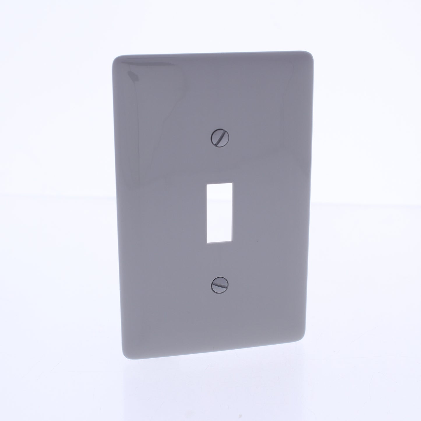 Hubbell NPJ1GY Gray 1-Gang Toggle Switch Unbreakable Mid-Size Wallplates 25pcs