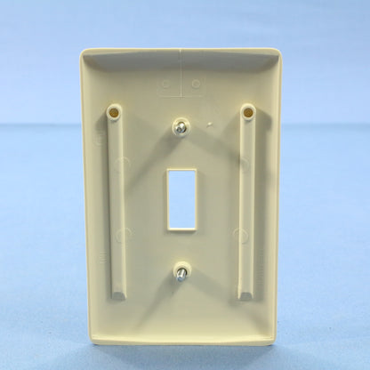 Hubbell NPJ1LA Light Almond 1-Gang Toggle Unbreakable Mid-Size Wallplate Cover