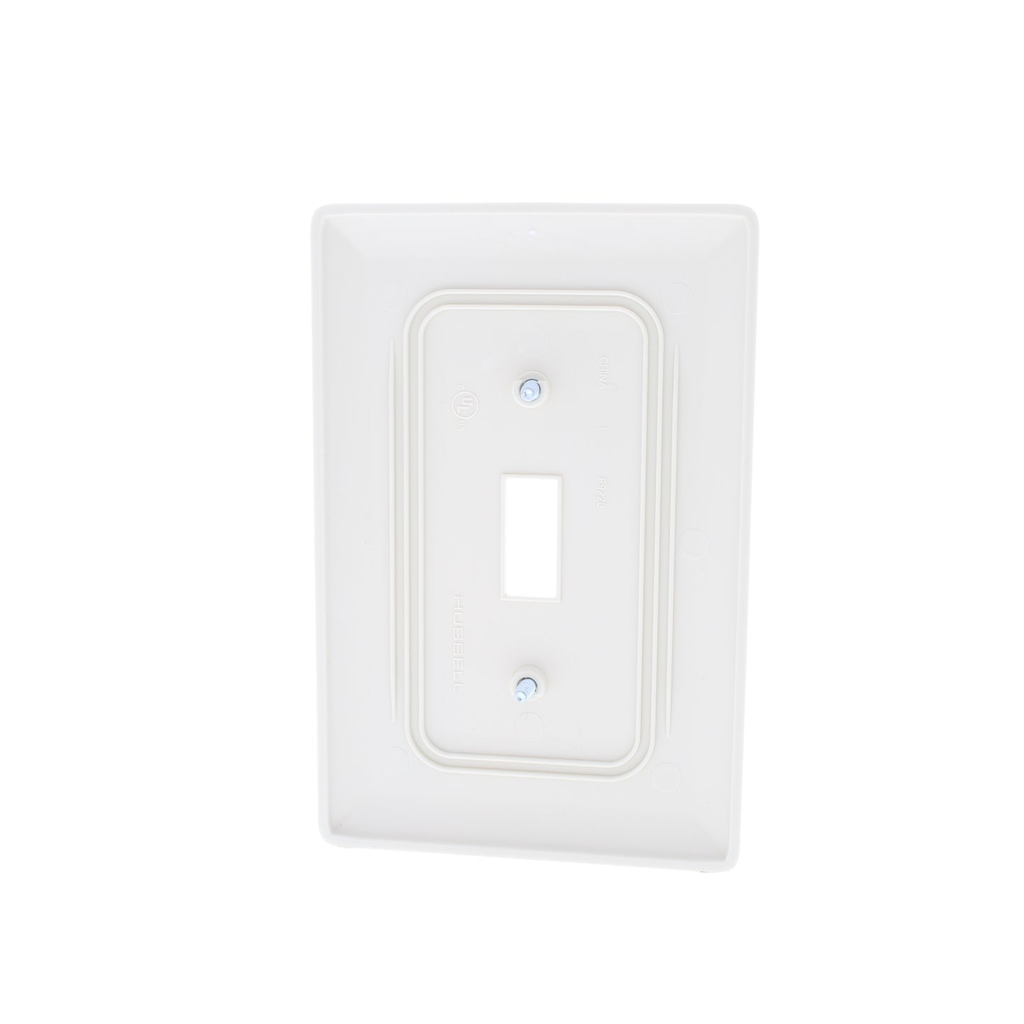 Hubbell NPJ1LA Lt Almond 1-Gang Toggle Unbreakable Mid-Size Wallplate Cover 2pcs