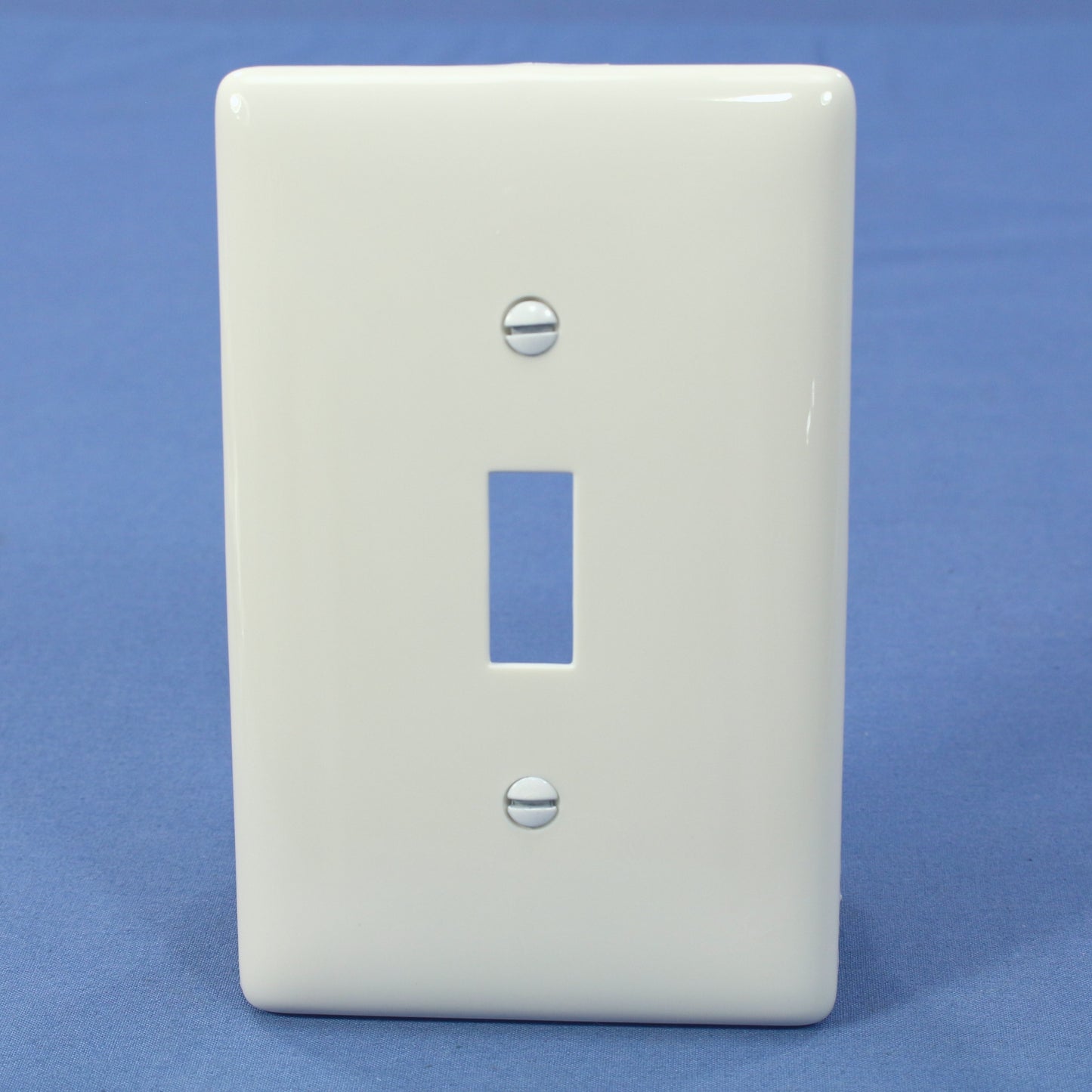 Hubbell NPJ1W White 1-Gang Toggle Switch Mid-Size Unbreakable Wallplates 25pcs