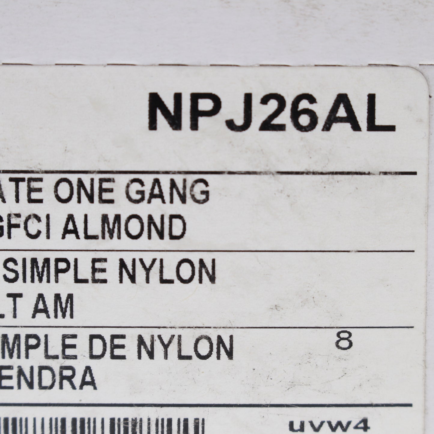 Hubbell NPJ263AL Almond 3-Gang Decorator Unbreakable Midsize Wallplates 10pcs