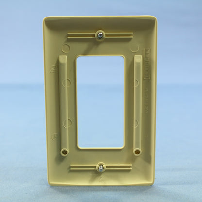 Hubbell NPJ26I Ivory 1-Gang 1-Gang Unbreakable Nylon Mid-Size Wallplate Cover