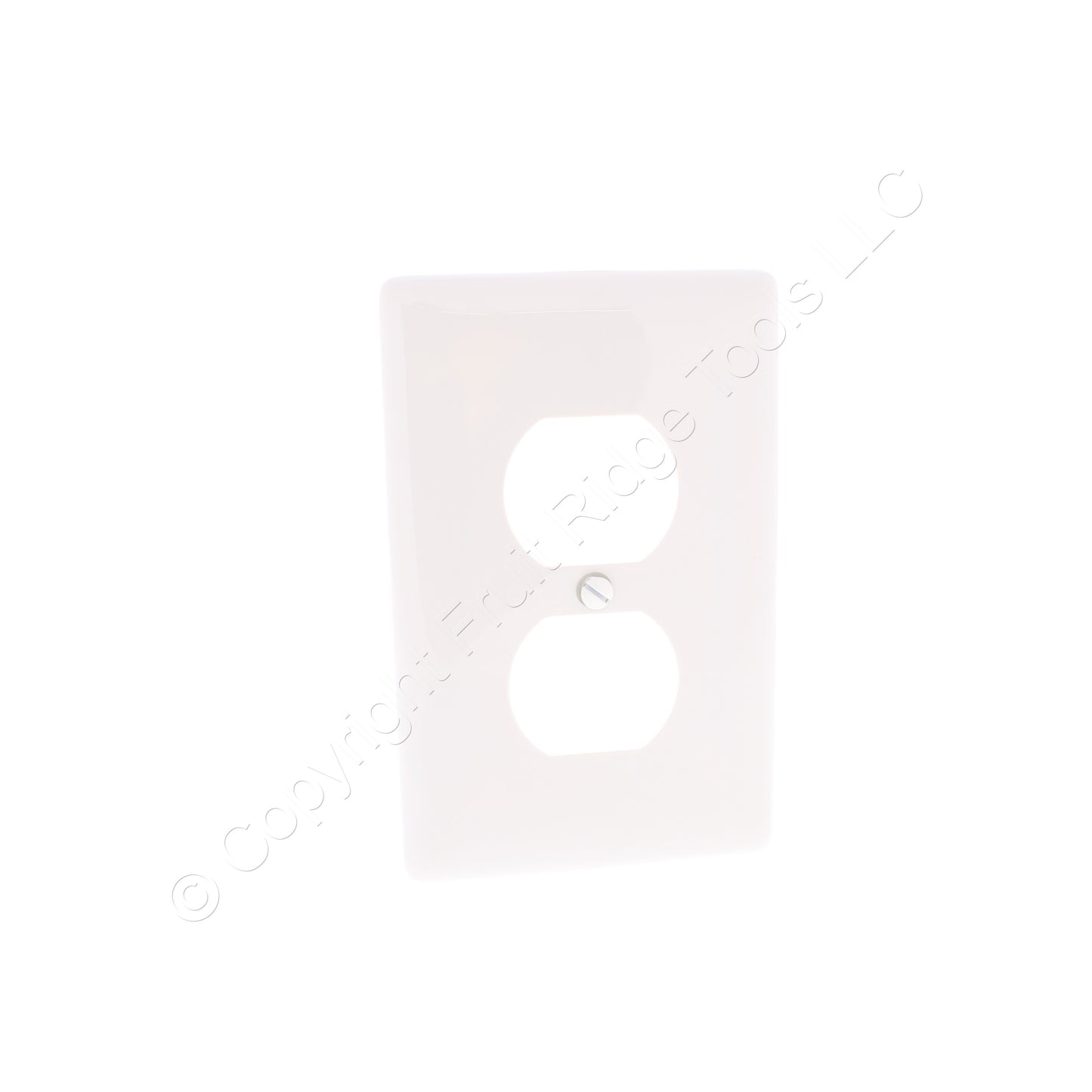 Hubbell NPJ8OW Office White 1-Gang Duplex Unbreakable Midsize Wallplates 5pcs