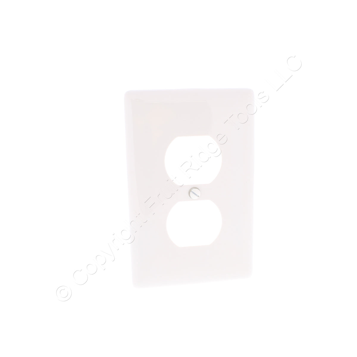 Hubbell NPJ8O Office White 1-Gang Duplex Unbreakable Midsize Wallplates 10pcs