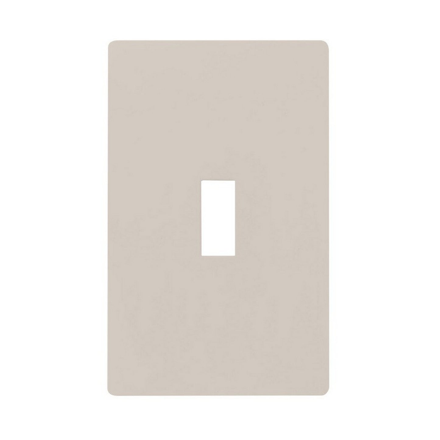 Hubbell NPS1LAZ Lt Almond 1-Gang Toggle Unbreakable Midsize Screwless Wallplate