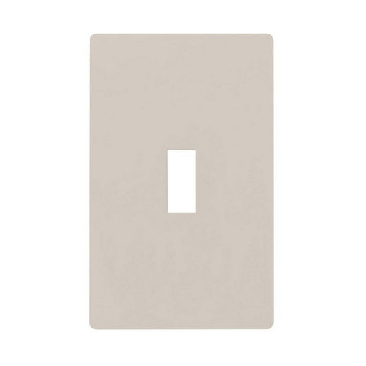 Hubbell NPS1LAZ Lt Almond 1-Gang Toggle Unbreakable Midsize Screwless Wallplate