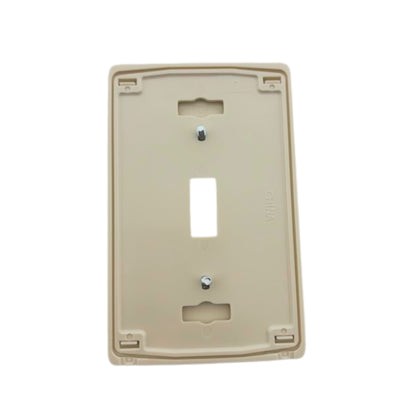 Hubbell NPS1LAZ Lt Almond 1-Gang Toggle Unbreakable Midsize Screwless Wallplate