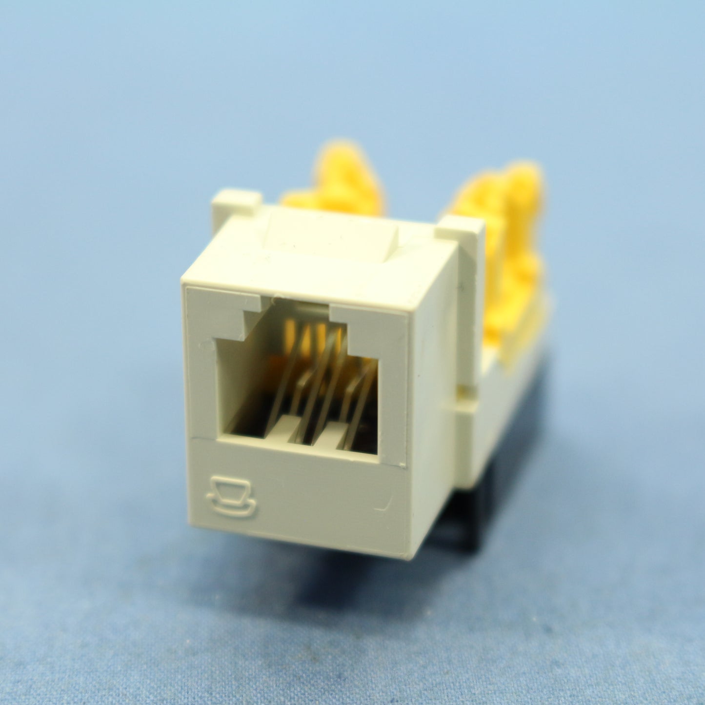 Hubbell NetSelect Lt Almond Snap-In 6-Wire Telephone Jack 6 Position USOC NSJULA