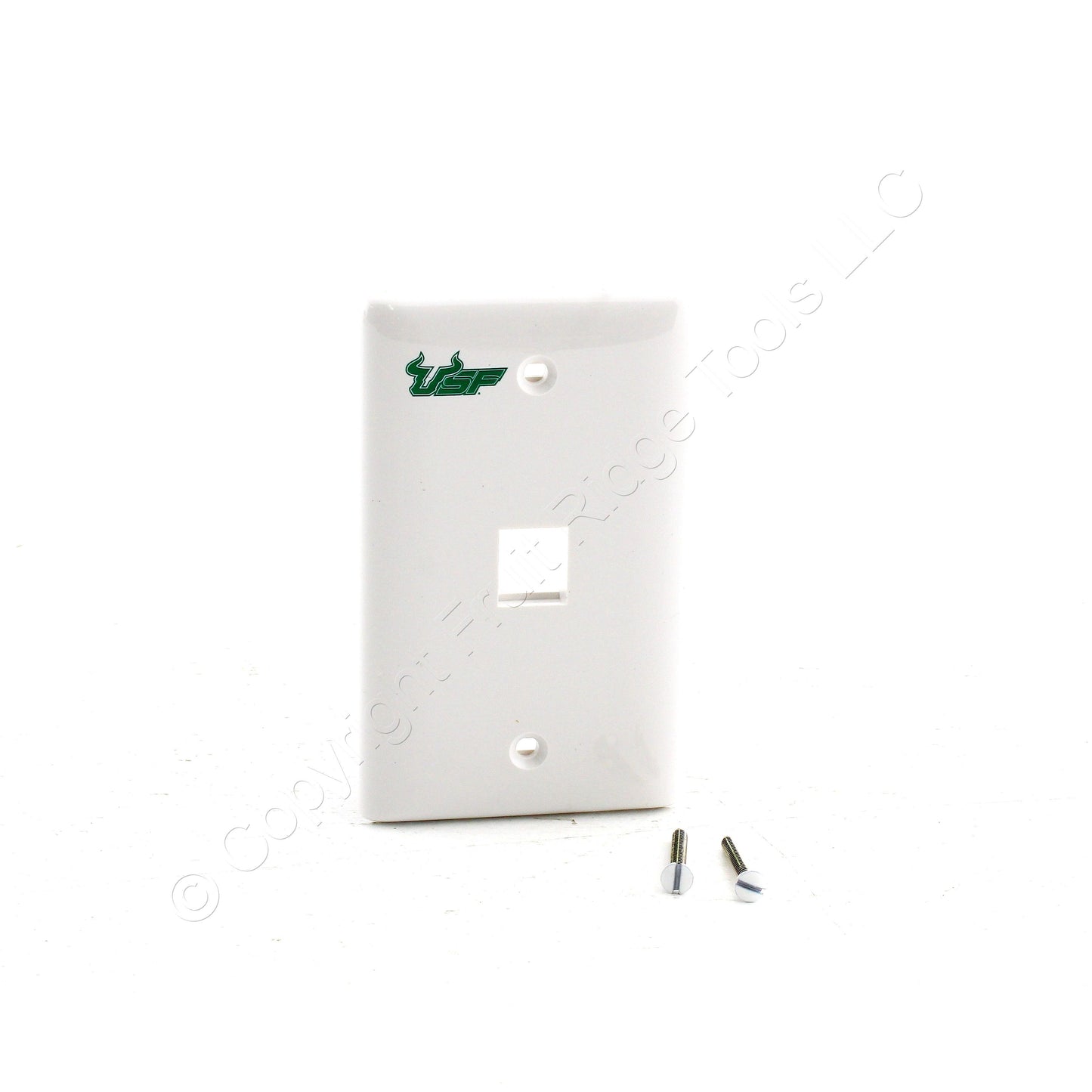 25-Pack of Hubbell NSP11WUSF25 White USF 1-Gang 1-Port Data Recessed Wallplate