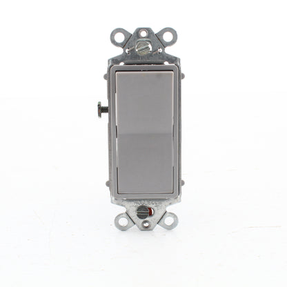 Hubbell OEM2111GY Gray Single Pole Rocker Switch for Marine OEM 15A 120/277VAC