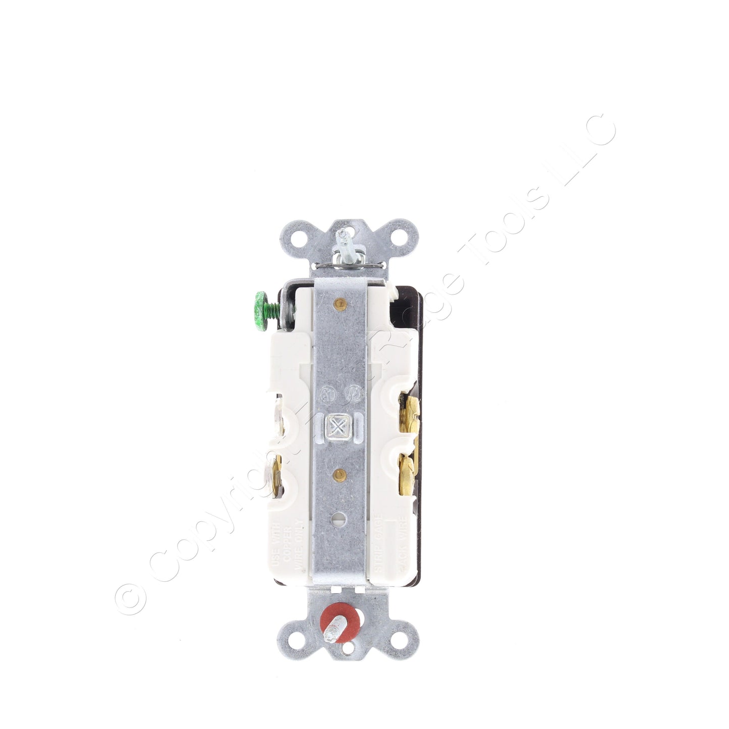 Hubbell OEM2132 5-15R 15A 125V Brown Duplex Receptacle Outlet Decorator Straight