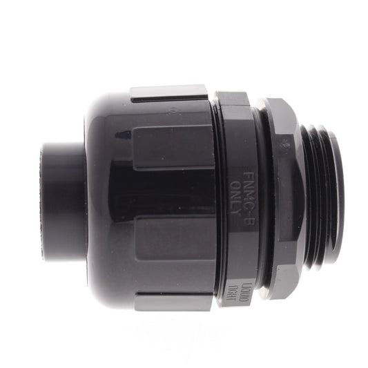 Hubbell 1" Liquidtight Connector Male Straight Non-Metallic PolyTuff P100CBK
