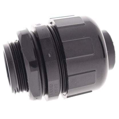 Hubbell 1" Liquidtight Connector Male Straight Non-Metallic PolyTuff P100CBK