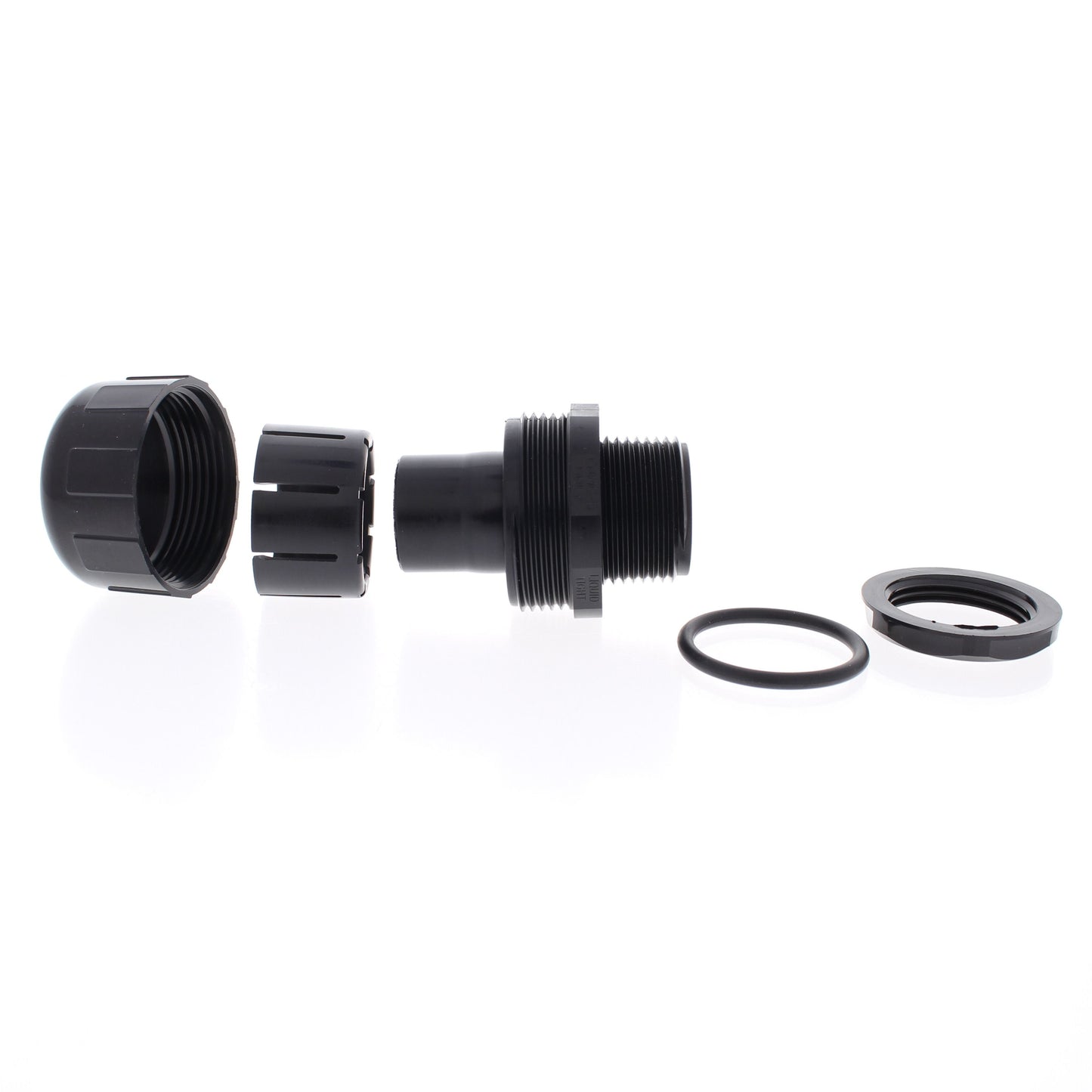 Hubbell 1" Liquidtight Connector Male Straight Non-Metallic PolyTuff P100CBK