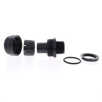 Hubbell 1" Liquidtight Connector Male Straight Non-Metallic PolyTuff P100CBK