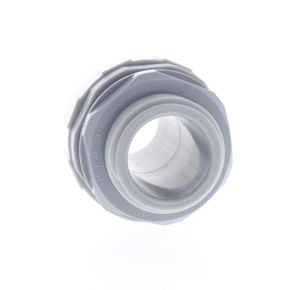 Hubbell 1" Liquidtight Connector Male Straight NonMetallic Polytuff Gray P100CGY