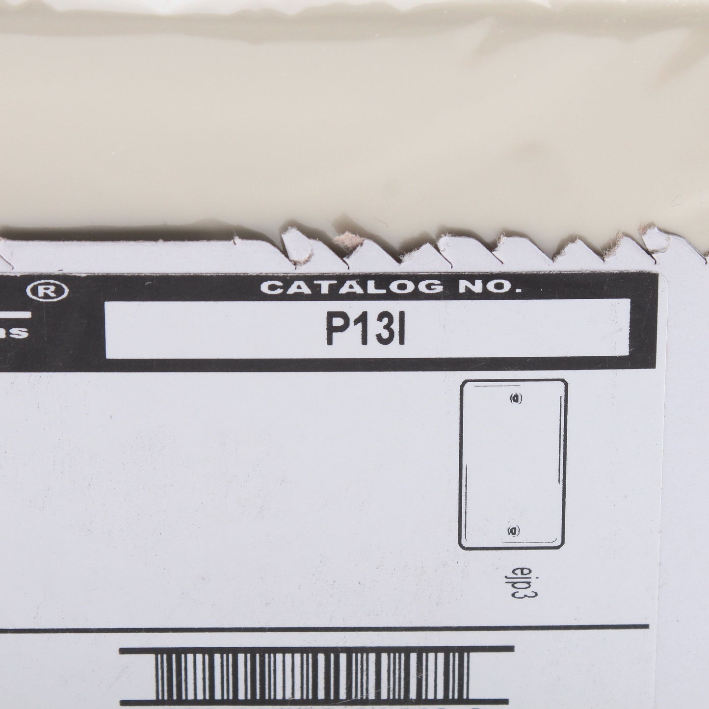 Hubbell P13I Ivory 1-Gang Blank Unbreakable Nylon Cover Wallplate Box Mount 25pk
