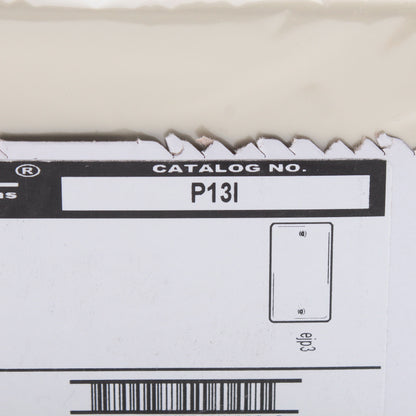 Hubbell P13I Ivory 1-Gang Blank Unbreakable Nylon Cover Wallplate Box Mount 25pk
