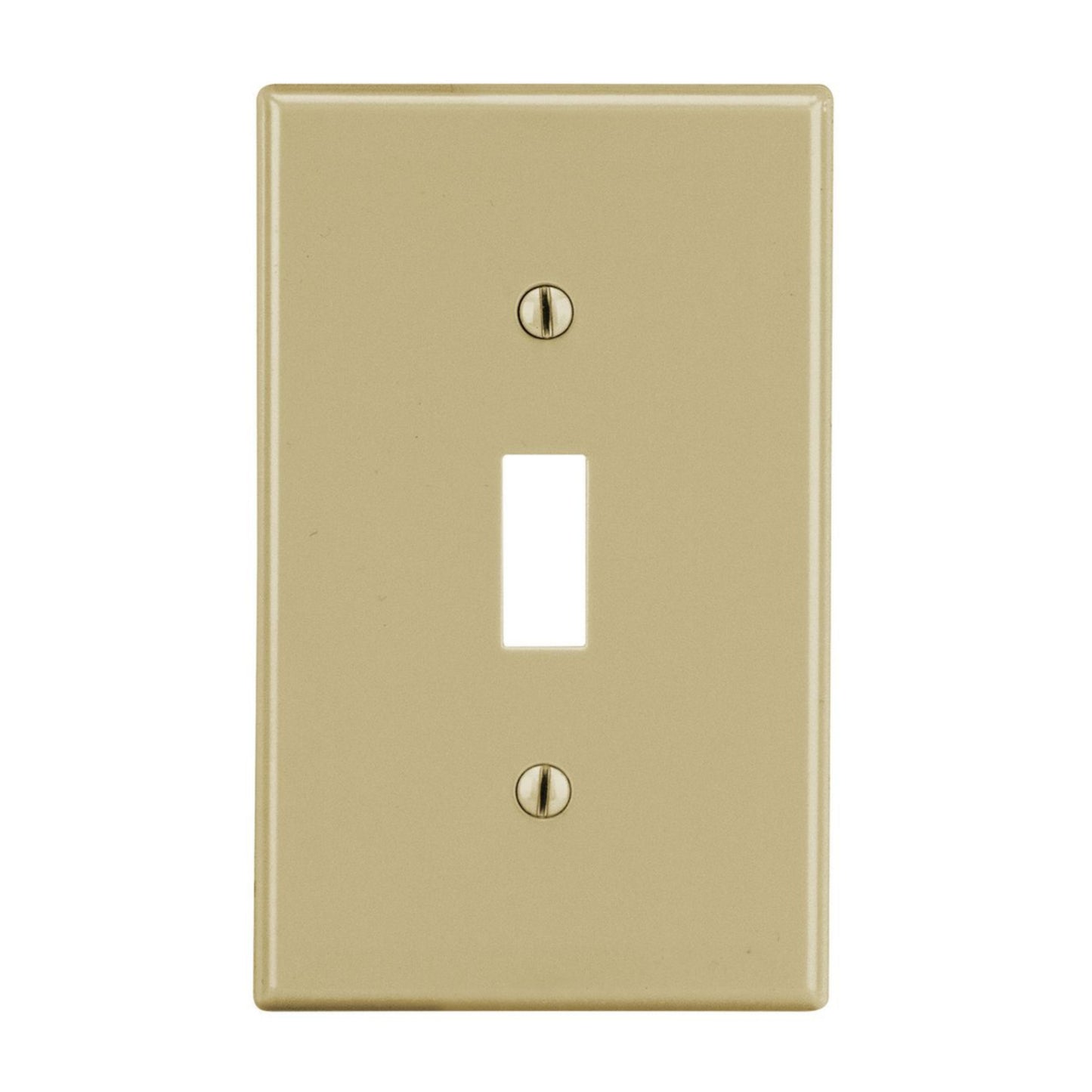 Hubbell Ivory Unbreakable Nylon Toggle Switch Cover Wall Plate Switchplate P1I