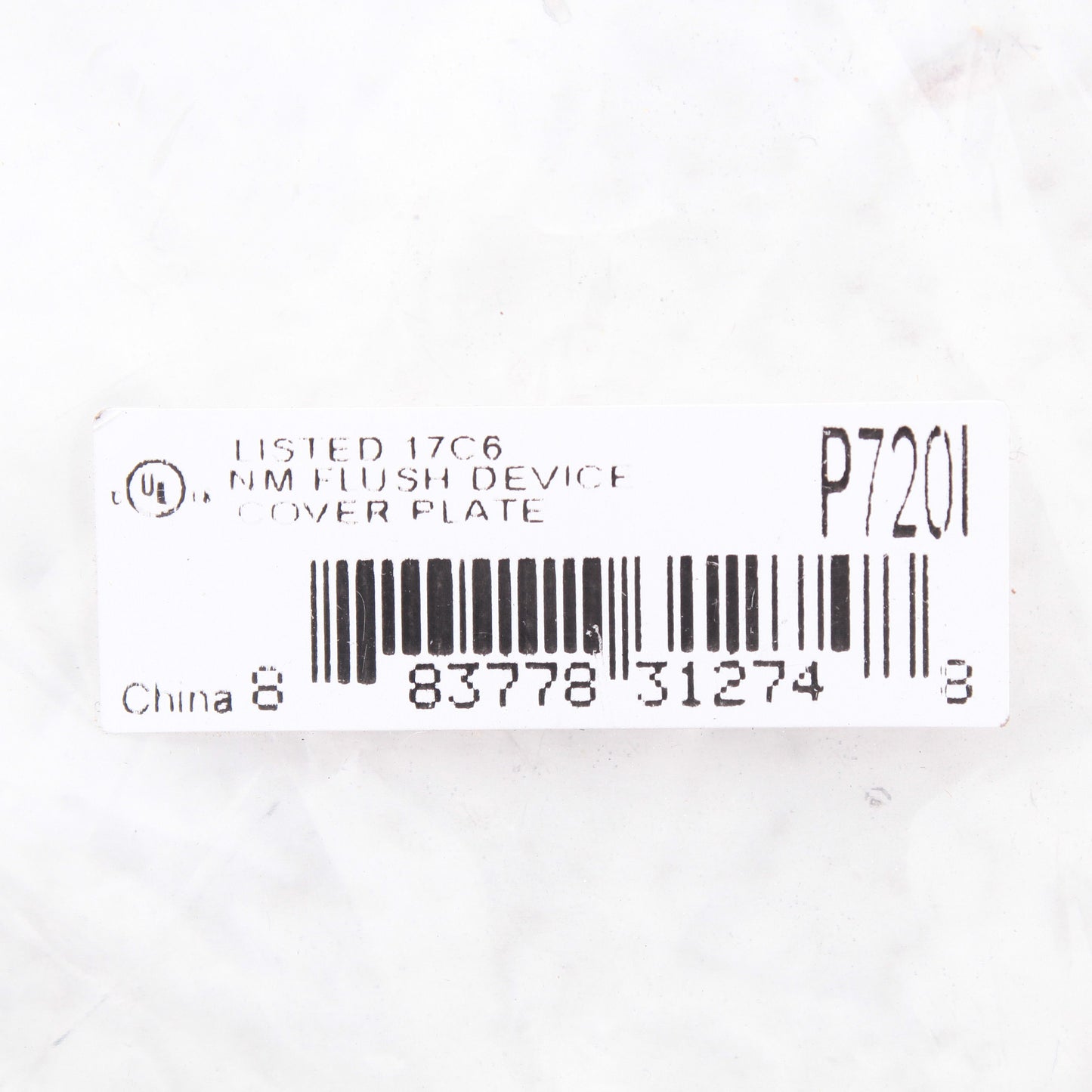 Hubbell P720I Ivory 1.60" Receptacle Wallplate for 20A 30A Locking Outlet Cover