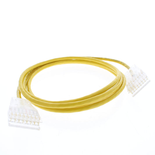 Hubbell PC110C5EL7 Cat5e Yellow 7ft Ethernet Patch Cord 110-Type Plug Cable Data