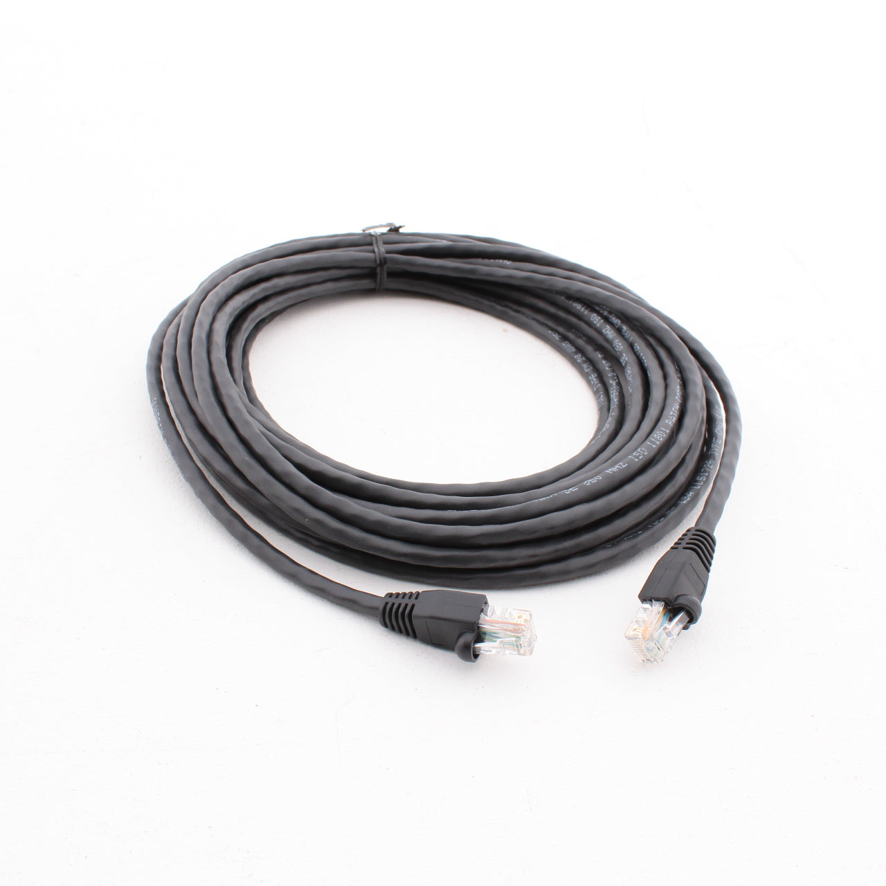 Hubbell PCX5EBK25 Cat5e Black 25ft Ethernet Patch Cord Cable Data Center Network