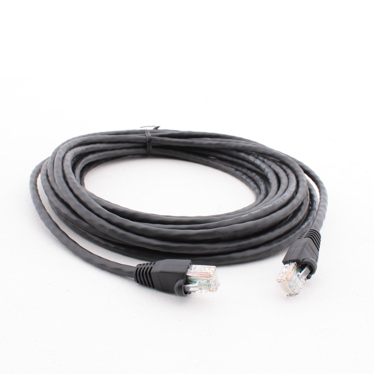 Hubbell PCX5EBK25 Cat5e Black 25ft Ethernet Patch Cord Cable Data Center Network
