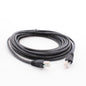 Hubbell PCX5EBK25 Cat5e Black 25ft Ethernet Patch Cord Cable Data Center Network