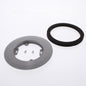 Hubbell Gray Scrubshield Carpet Flange for Floor Box 6-1/4" Dia PFBFGYA