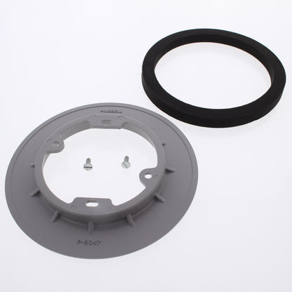 Hubbell Gray Scrubshield Carpet Flange for Floor Box 6-1/4" Dia PFBFGYA