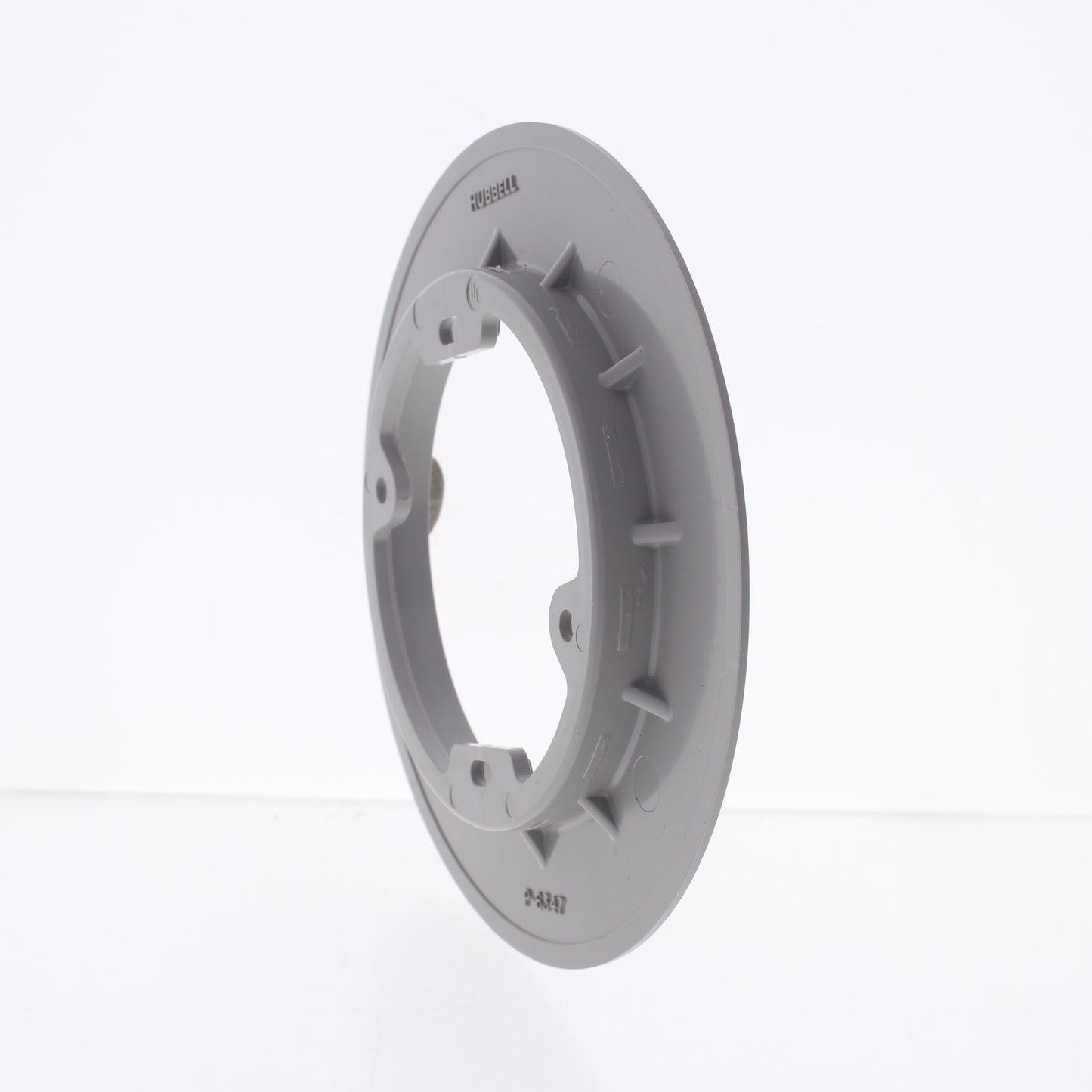 Hubbell Gray Scrubshield Carpet Flange for Floor Box 6-1/4" Dia PFBFGYA