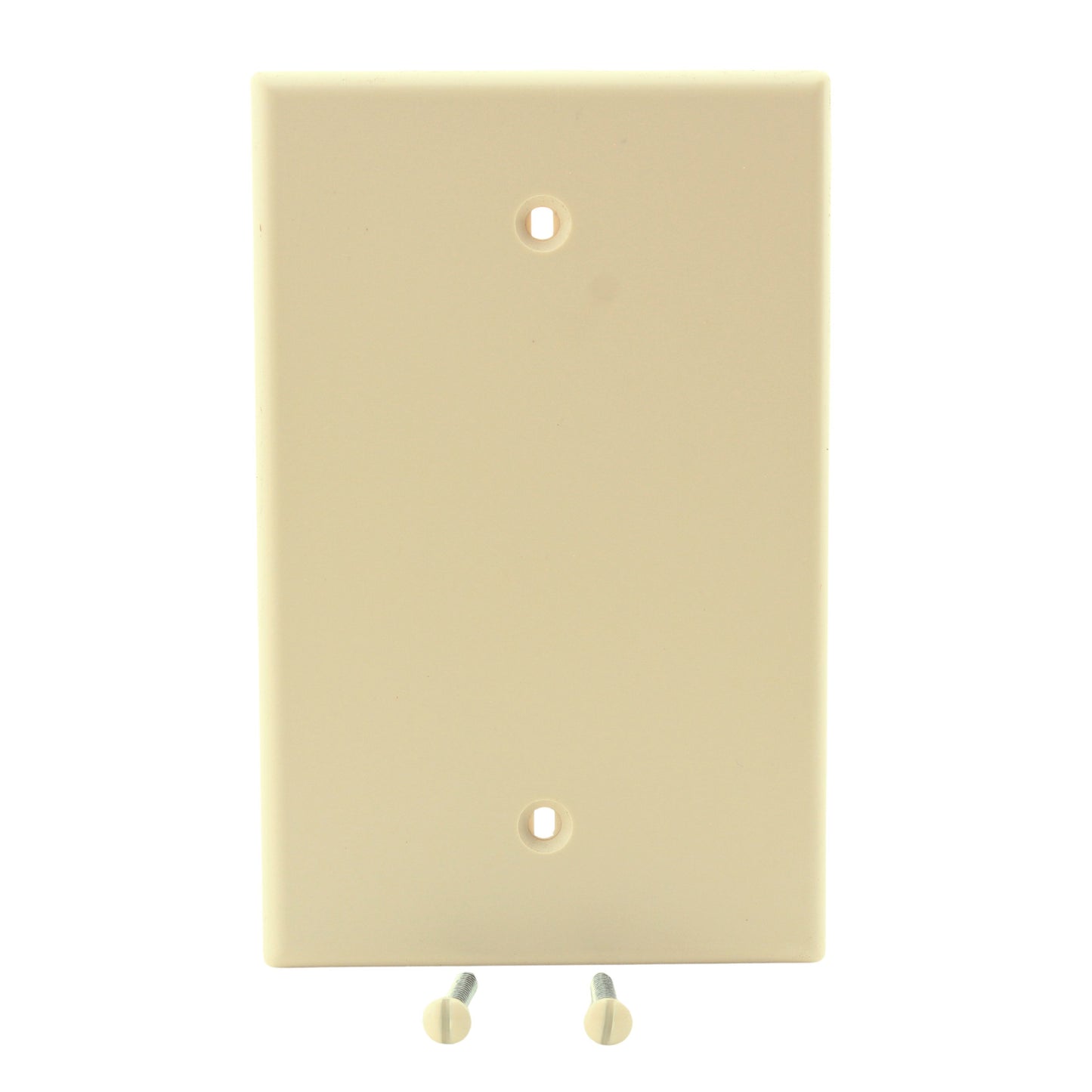 Hubbell PJ13I Ivory Unbreakable Mid-Size Cover 1-Gang Blank Wallplate Box Mount