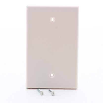 Hubbell PJ13LA Light Almond Unbreakable Mid-Size Cover 1-Gang Blank Box Mount