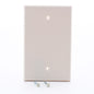 Hubbell PJ13LA Light Almond Unbreakable Mid-Size Cover 1-Gang Blank Box Mount