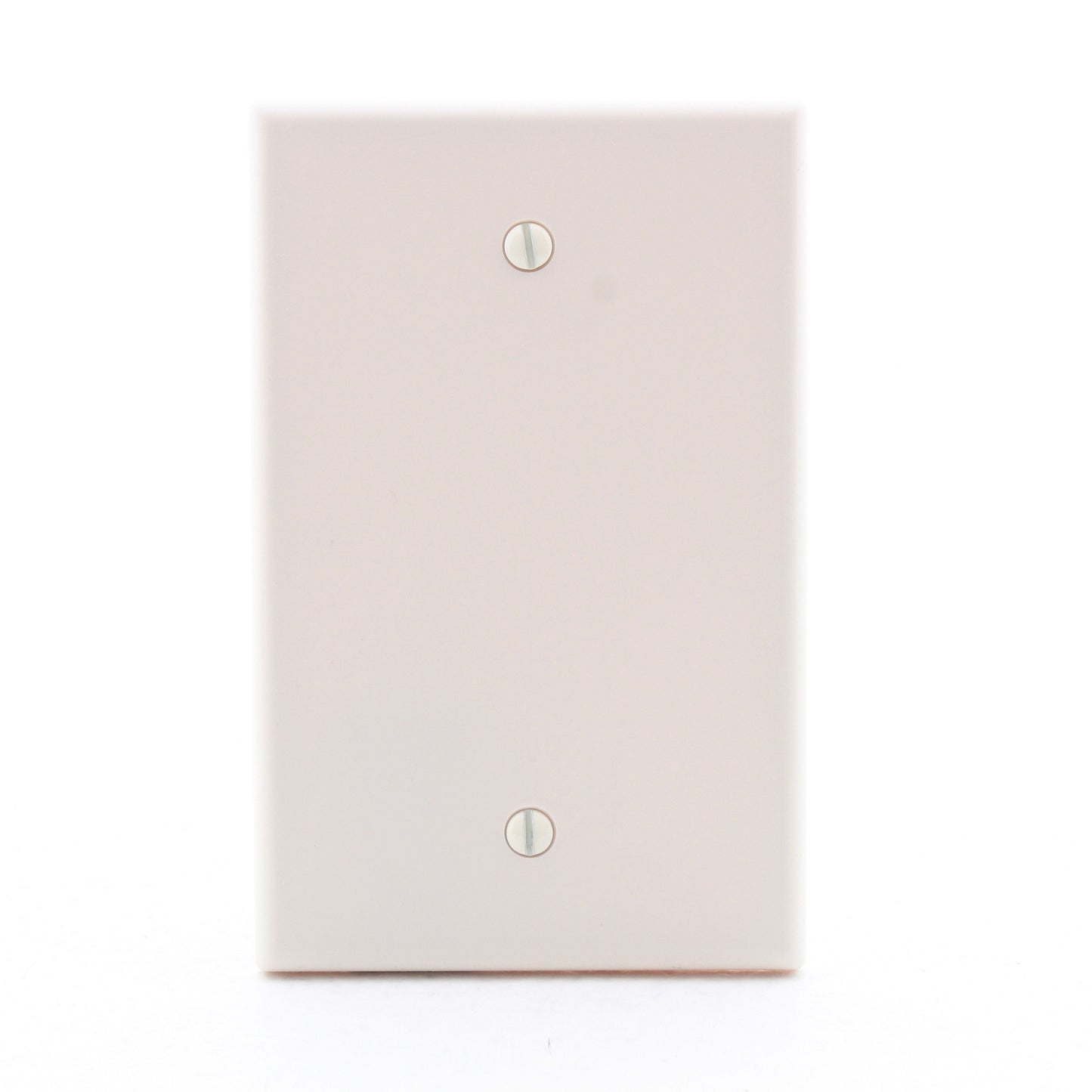 Hubbell PJ13LA Light Almond Unbreakable Mid-Size Cover 1-Gang Blank Box Mount