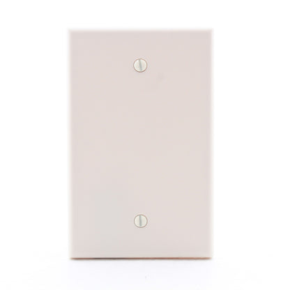 Hubbell PJ13LA Light Almond Unbreakable Mid-Size Cover 1-Gang Blank Box Mount