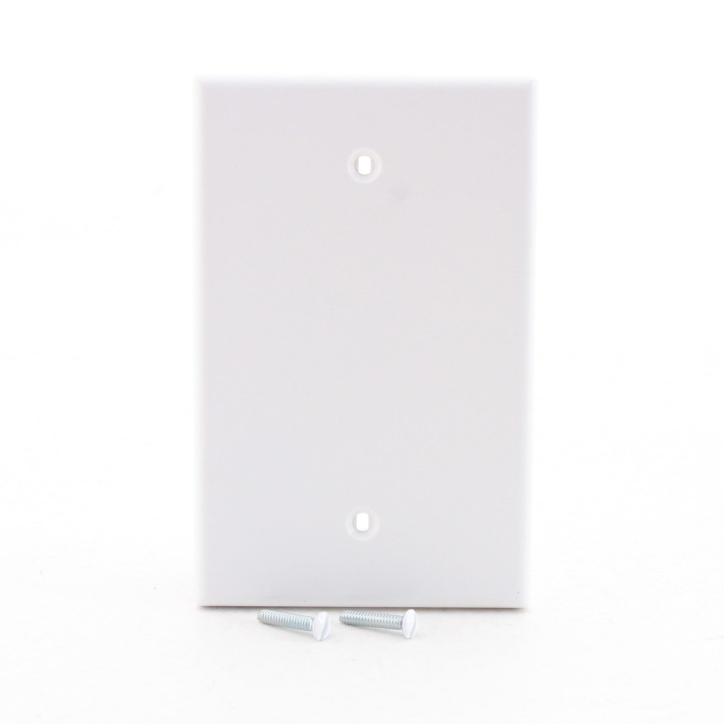Hubbell PJ13W White Unbreakable Mid-Size Cover 1-Gang Blank Wallplate Box Mount