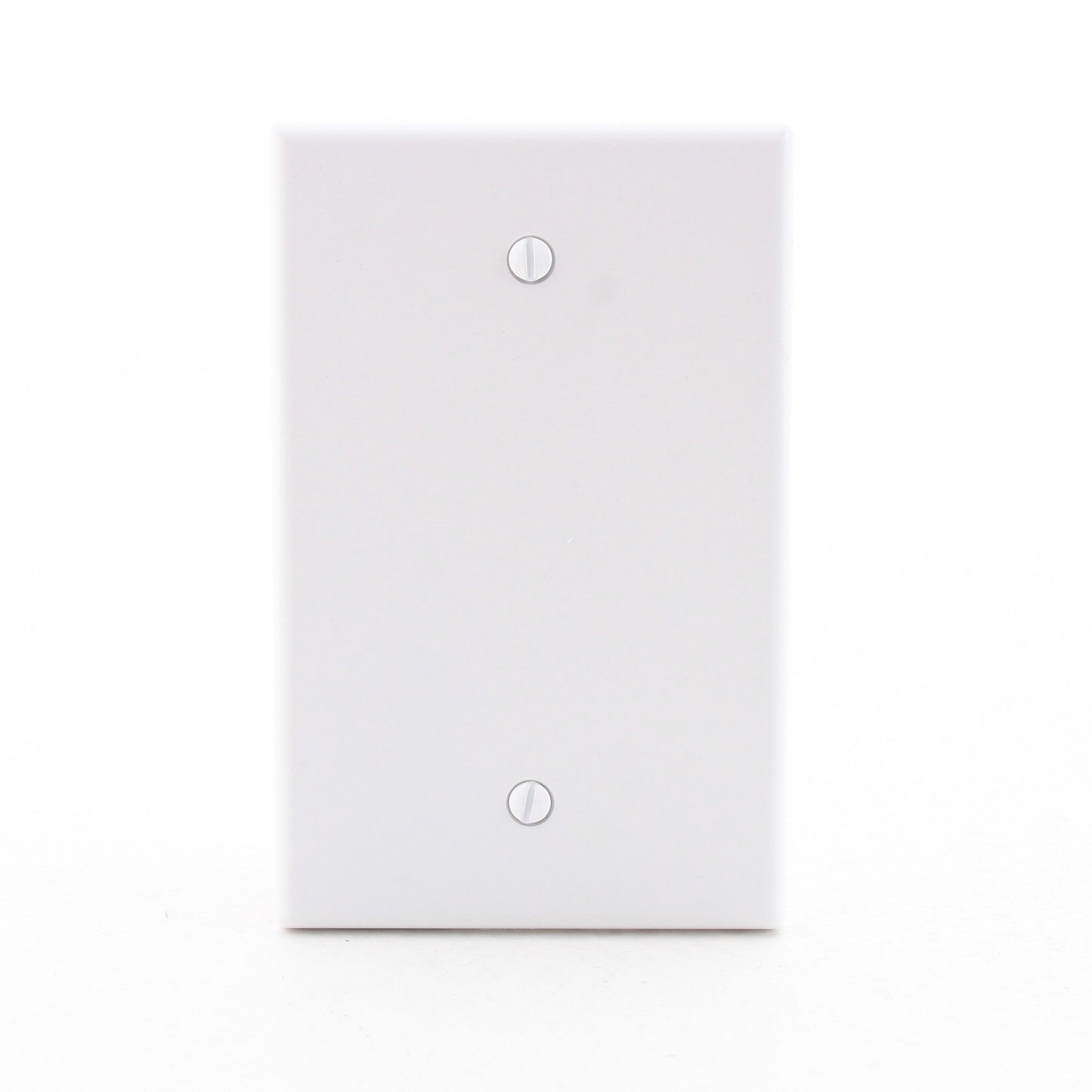 Hubbell PJ13W White Unbreakable Mid-Size Cover 1-Gang Blank Wallplate Box Mount