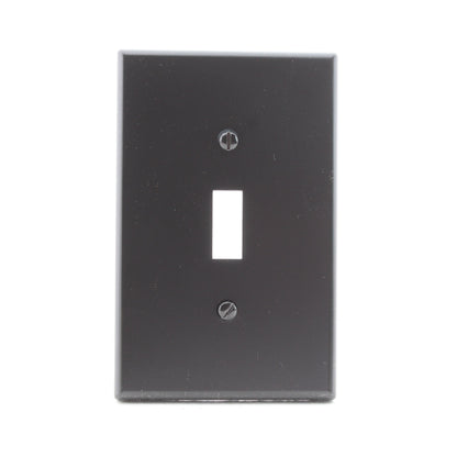 Hubbell PJ1BK Black Unbreakable Mid-Size Toggle Switch Cover Wallplates 25pcs