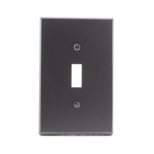 Hubbell PJ1BK Black Unbreakable Mid-Size Toggle Switch Cover Wallplates 25pcs