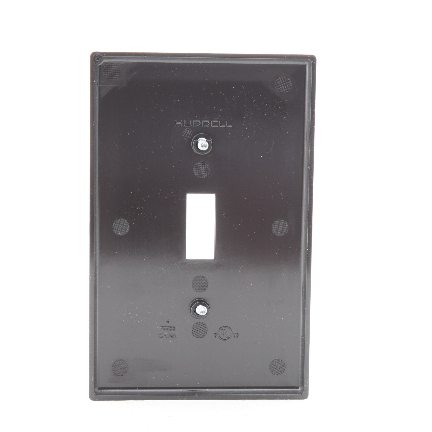 Hubbell PJ1BK Black Unbreakable Mid-Size Toggle Switch Cover Wallplates 25pcs