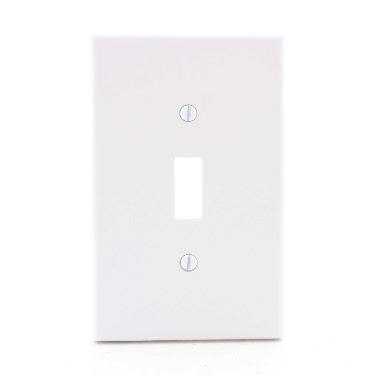 Hubbell PJ1W White Unbreakable 1-Gang Mid-Size Toggle Switch Cover Wallplate