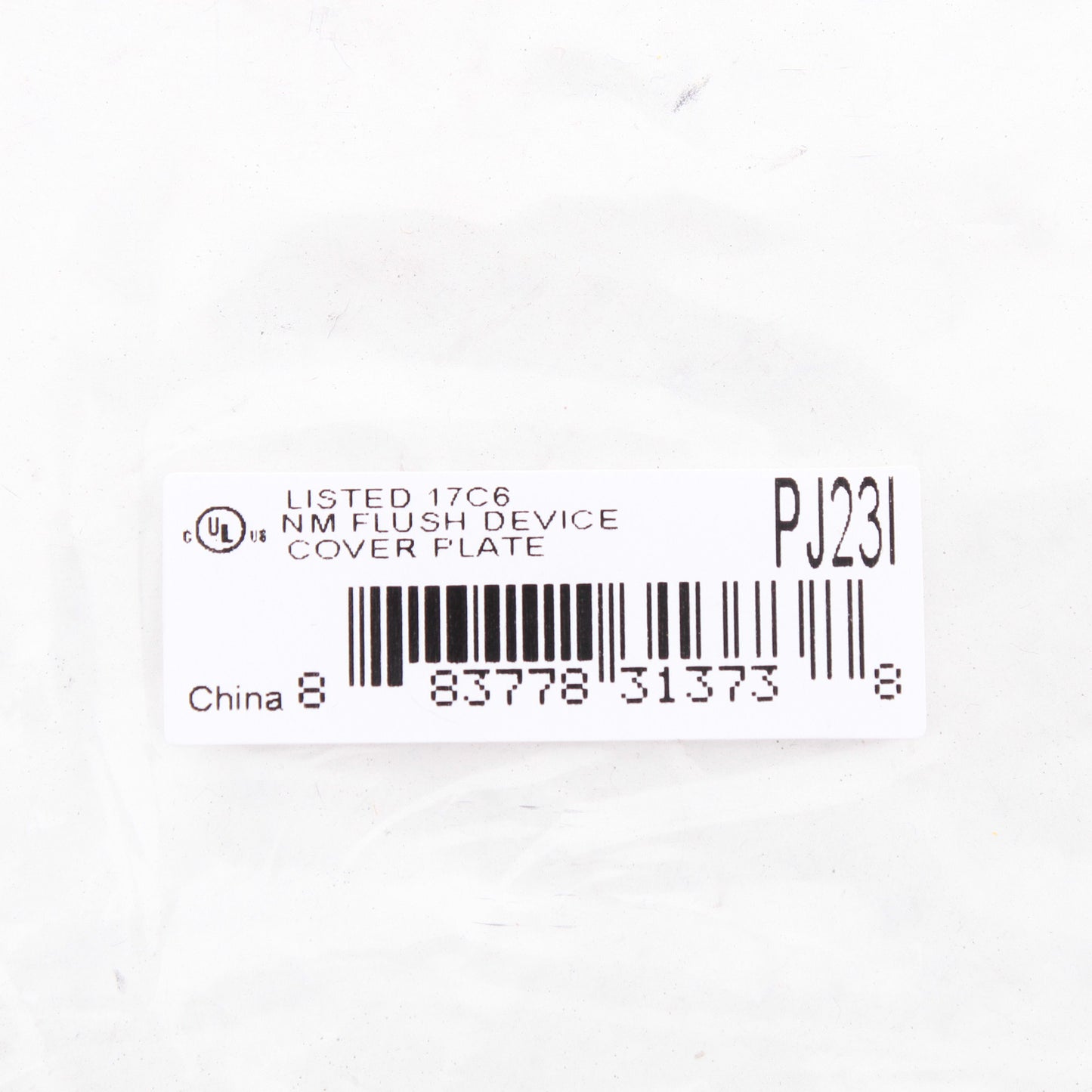 Hubbell PJ23I Ivory Unbreakable Mid-Size 2-Gang Box Mount Blank Nylon Cover