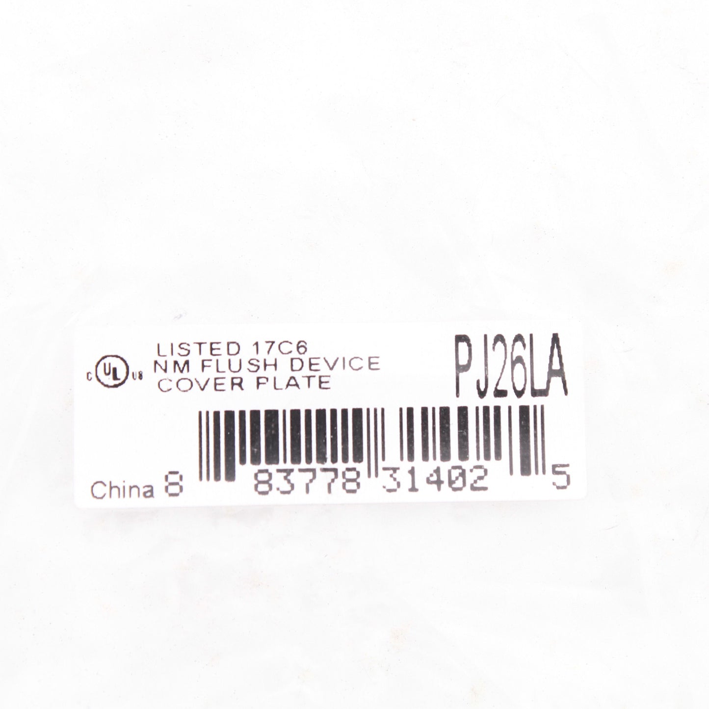 Hubbell PJ26LA Light Almond 1-Gang Unbreakable Mid-Size GFCI Switch Nylon Cover