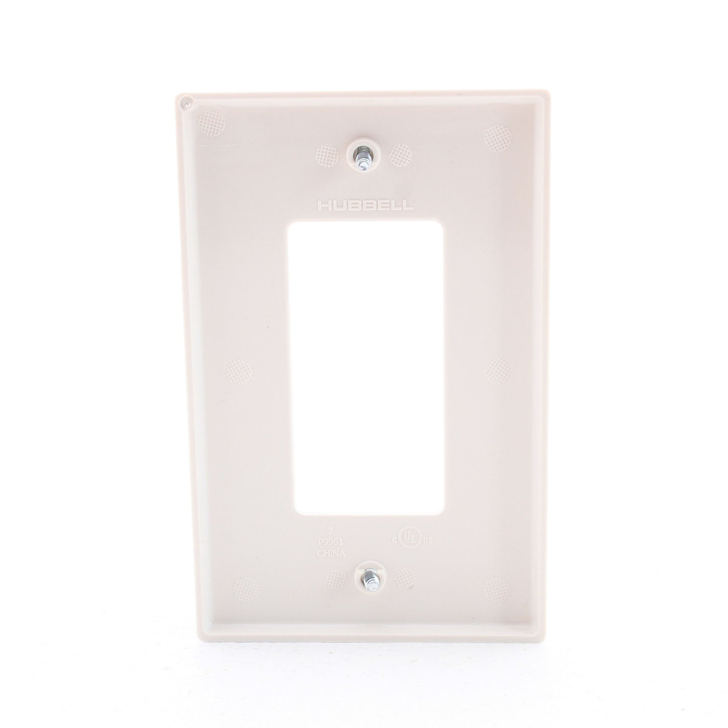 Hubbell PJ26LA Light Almond 1-Gang Unbreakable Mid-Size GFCI Switch Nylon Cover