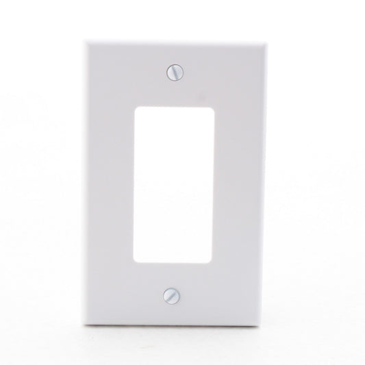 Hubbell PJ26W White 1-Gang Decorator Unbreakable Mid-Size Switch Nylon Cover