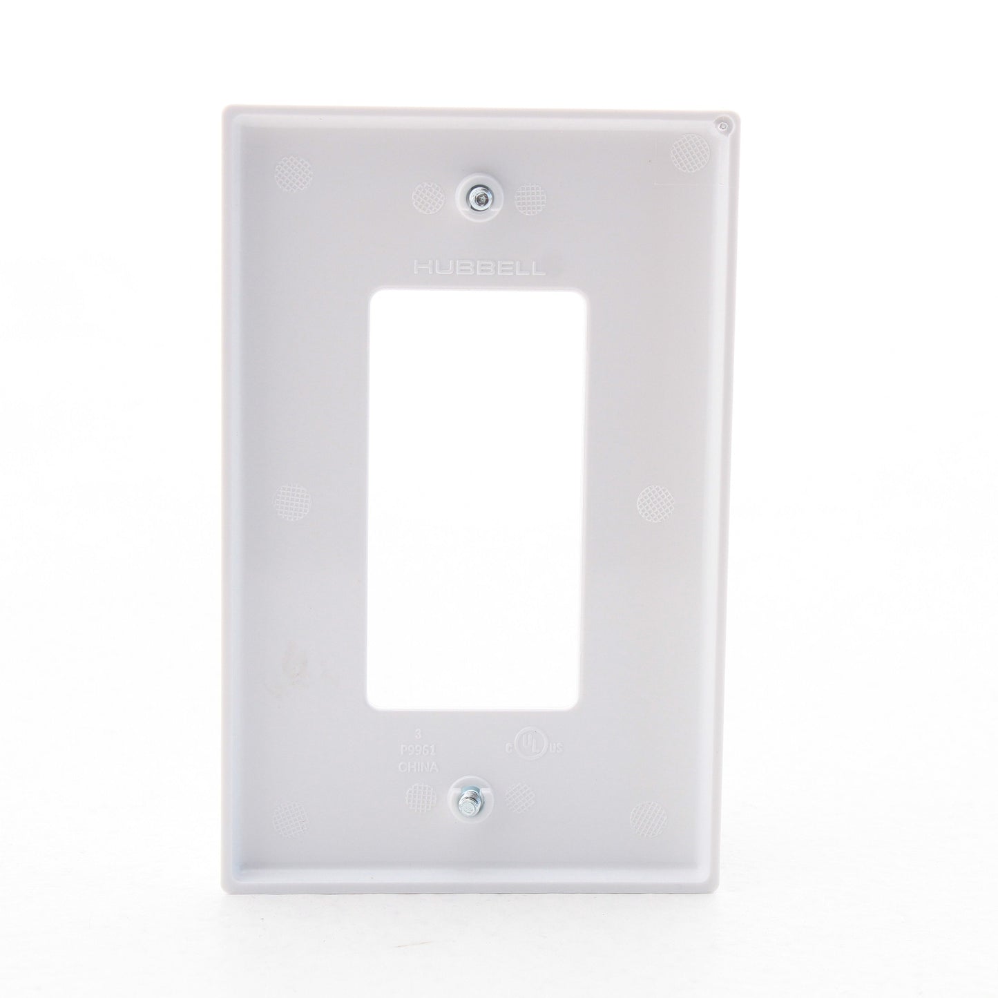 Hubbell PJ26W White 1-Gang Decorator Unbreakable Mid-Size Switch Nylon Cover