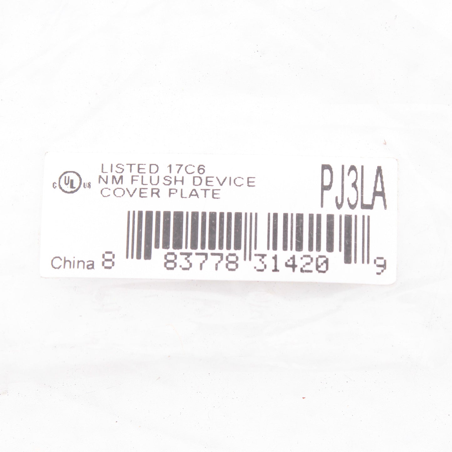 Hubbell PJ3LA Light Almond 3-Gang Unbreakable Mid-Size Toggle Switch Plate Cover