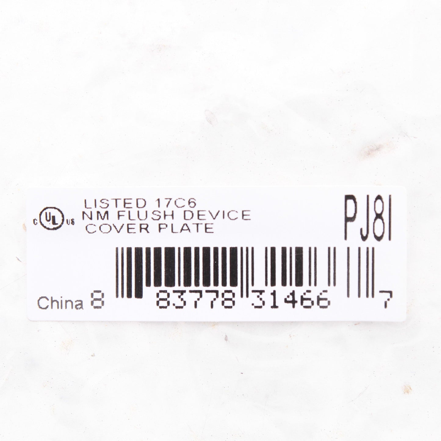 Hubbell PJ8I Ivory Unbreakable Duplex Receptacle Wallplate Mid-Size Outlet Cover