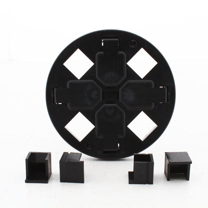 Hubbell Poke-Through Replacement Sub Cover 4x4 4 Receptacle 4 Keystone PT4XCBL2C